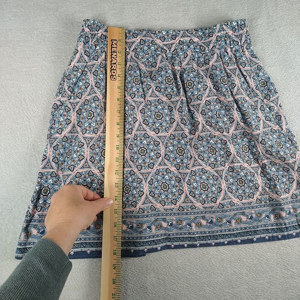Loft Linen Skirt Women's Small Pull on A-line flare mini above knee - Picture 3 of 9